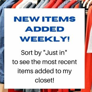 Emptying closet. Everything must go!